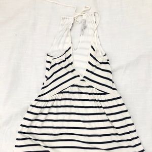 Rare Lovers + Friends striped dress NWOT